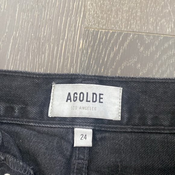 Agolde Parker Long Jean Short - Picture 3 of 3